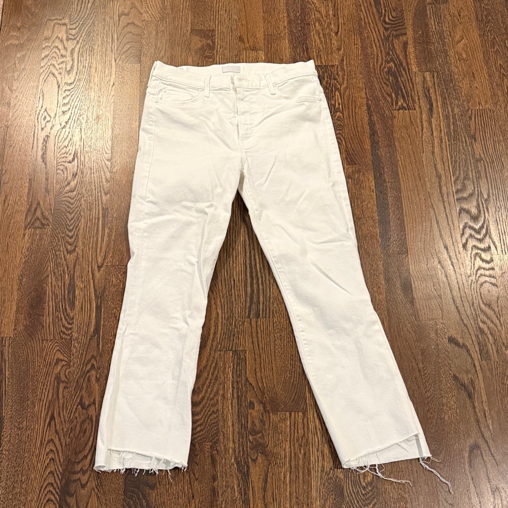 Women's White Jeans - MOTHER